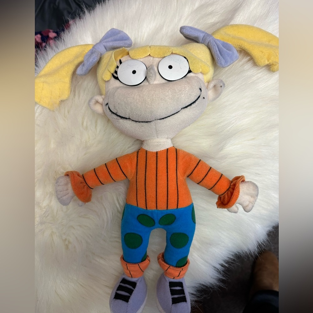 Vintage Rugrats Angelica 1997 plush doll 13”